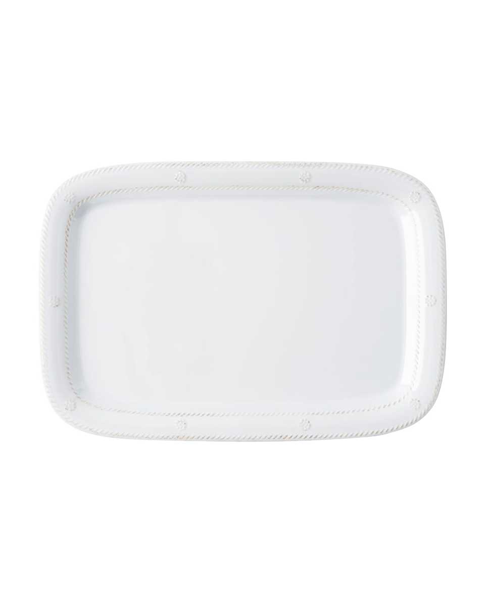 Berry & Thread Melamine 16" Tray - Whitewash